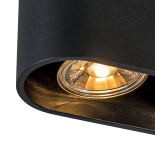 Zuma Line Ronduo SL - opbouwspot - 16 x 6 x 11 cm - zwart