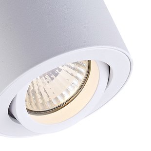 Zuma Line Rontub SL - opbouwspot - 13 cm - wit