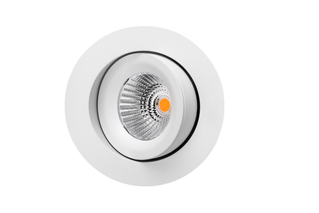 Artdelight Special - inbouwspot - Ø 95 mm, Ø 83 mm inbouwmaat - 9W LED incl. - dim to warm - IP54 - wit