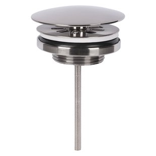 Wastafel Afvoerplug Differnz Always Open Large 10 cm Mat Chroom
