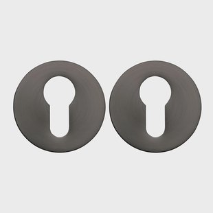 Mooi Deurbeslag Antraciet grijs cilinderrozet rond