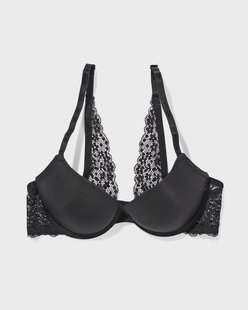 HEMA Push-up bh met beugel zwart (zwart)