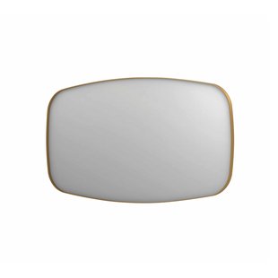 Spiegel INK SP29 Contour 140x4x80 cm in Geborsteld Mat Goud