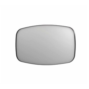 Spiegel INK SP29 Contour 140x4x80 cm in Geborsteld Metal Black