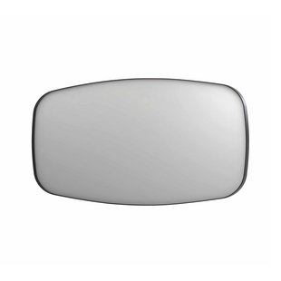 Spiegel INK SP29 Contour 160x4x80 cm in Geborsteld Metal Black