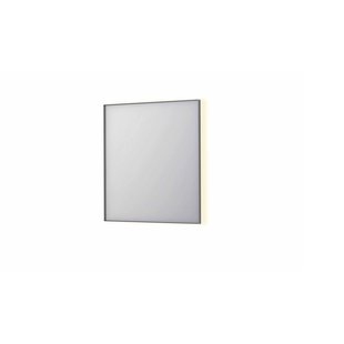 Spiegel INK SP32 70x4x80 cm Incl. Indirect LED-Verlichting Rondom en Spiegelverwarming Geborsteld RVS
