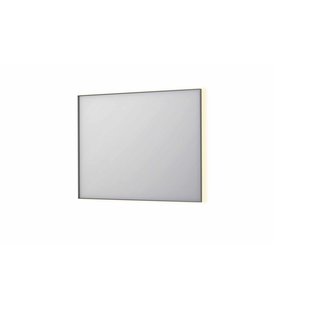 Spiegel INK SP32 100x4x80 cm Incl. Indirect LED-Verlichting Rondom en Spiegelverwarming Geborsteld RVS