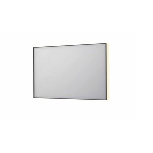 Spiegel INK SP32 120x4x80 cm Incl. Indirect LED-Verlichting Rondom en Spiegelverwarming Mat Zwart