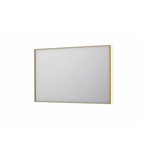Spiegel INK SP32 120x4x80 cm Incl. Indirect LED-Verlichting Rondom en Spiegelverwarming Geborsteld Mat Goud