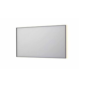 Spiegel INK SP32 140x4x80 cm Incl. Indirect LED-Verlichting Rondom en Spiegelverwarming Mat Zwart