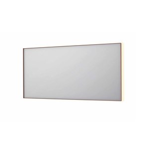 Spiegel INK SP32 160x4x80 cm Incl. Indirect LED-Verlichting Rondom en Spiegelverwarming Geborsteld Koper