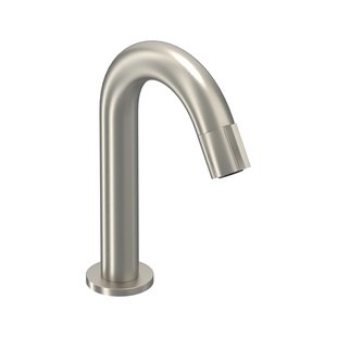 Fonteinkraan IVY Pact Gebogen Staand Model S Geborsteld Nickel PVD