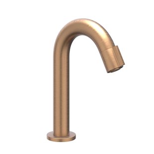 Fonteinkraan IVY Pact Gebogen Staand Model S Geborsteld Mat Koper PVD