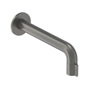 Fonteinkraan IVY Pact Inkortbaar Wandmodel 1/2 Aansluiting Geborsteld Metal Black PVD