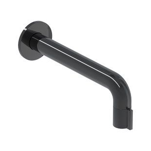 Fonteinkraan IVY Pact Inkortbaar Wandmodel 1/2 Aansluiting Zwart Chroom PVD