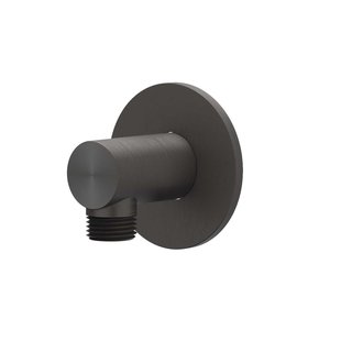 Wanduitlaat IVY 1/2 RVS316 Geborsteld Carbon Black PVD