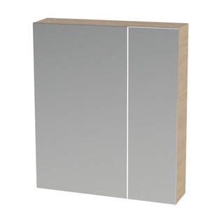 Spiegelkast Tiger S-line 60 cm Met 2 Deuren Naturel Eik