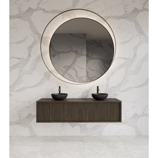 Onderkast Gliss Design Heronimus 140x45x35 cm Met Topplaat Charcoal