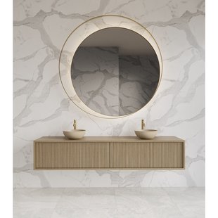 Onderkast Gliss Design Heronimus 180x45x35 cm 2 Laden Met Topplaat Corn Silk