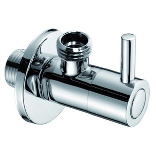 Hoekstopkraan Van marcke Go Chroom Haaks rond 1/2x3/8