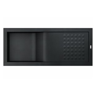 Wastafel Inbouwspoel Go By Van Marcke Lara 118x50Cm Mat Zwart