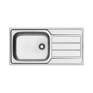 Wastafel Inbouwspoel Go By Van Marcke Sofia RVS 100x50CM