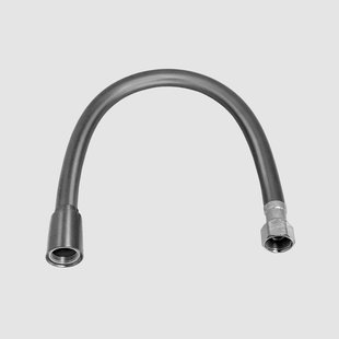 Flexibele Aansluitslang Clou 30 Cm Gunmetal Geborsteld 2x 3/8” en 1x 1/2