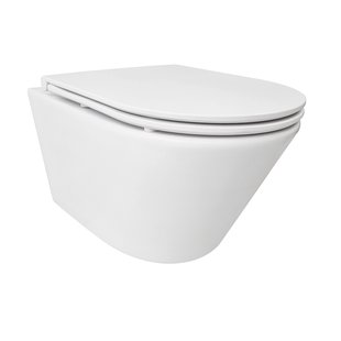 Wandcloset Wiesbaden Vesta Rimless Tornado Flush Met Softclose & Quickrelease Toiletzitting Mat Wit