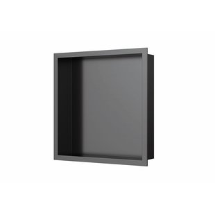 Inbouwnis Luca Sanitair 30x30x6,5cm RVS Gunmetal PVD Inbouwnis Luca Sanitair 30x30x6,5cm RVS Gunmetal PVD