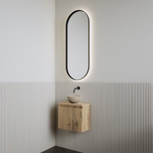 Fonteinset | BWS Leto | Rustiek Eiken | Waskom Cappuccino