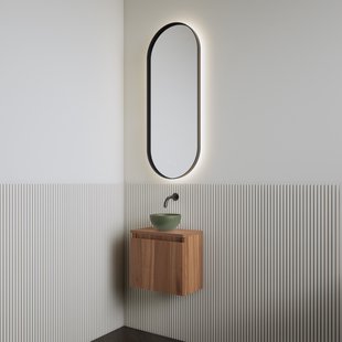 Fonteinset | BWS Leto | Walnut | Waskom Mat Olijf Groen