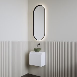 Fonteinset | BWS Leto | Mat Wit | Waskom Mat Olijf Groen