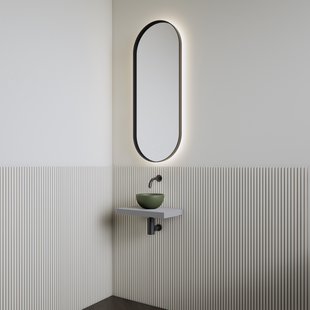 Fonteinset | BWS Leto | Planchet Agaat Grijs | Waskom Mat Olijf Groen