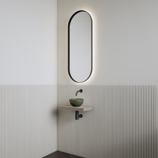 Fonteinset | BWS Leto | Planchet Taupe | Waskom Mat Olijf Groen