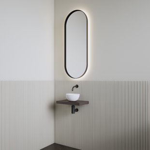 Fonteinset | BWS Leto | Planchet Mokka Bruin | Waskom Mat Wit