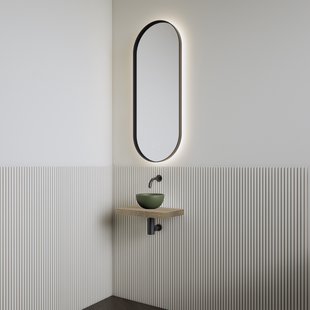 Fonteinset | BWS Leto | Planchet Ash Grey | Waskom Mat Olijf Groen