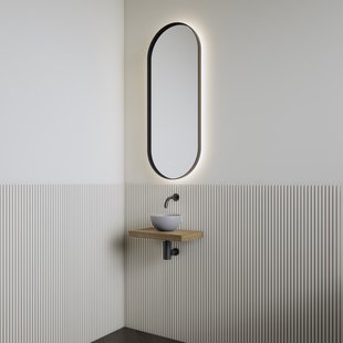 Fonteinset | BWS Leto | Planchet Castle Brown | Waskom Mat Grijs