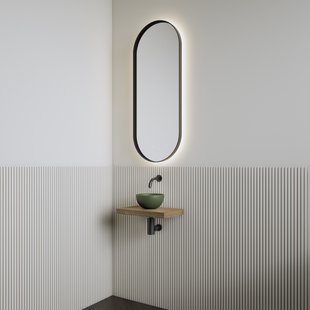 Fonteinset | BWS Leto | Planchet Castle Brown | Waskom Mat Olijf Groen