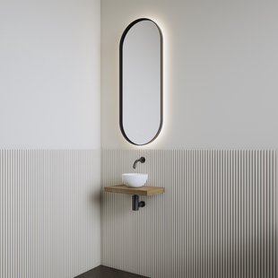 Fonteinset | BWS Leto | Planchet Castle Brown | Waskom Glans Wit