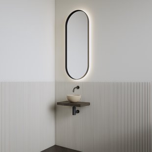 Fonteinset | BWS Leto | Planchet Charcoal | Waskom Cappuccino