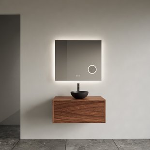 Onderkast Gliss Design Joa Walnut 60 CM Incl. Topplaat Onderkast Gliss Design Joa Walnut 60 CM Incl. Topplaat