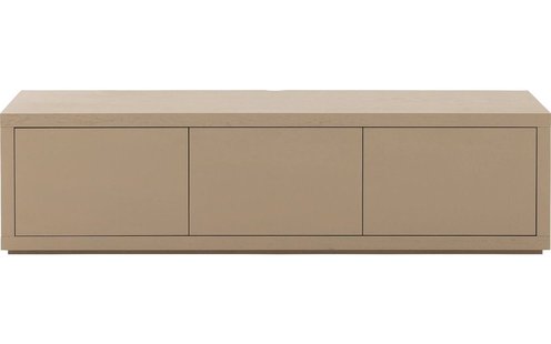 Goossens Tv Meubel Barcelona, 3 kleppen met kabeldoorvoer