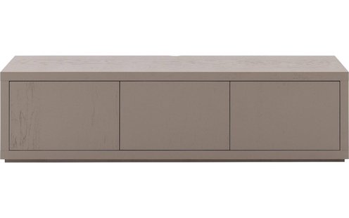 Goossens Tv Meubel Barcelona, 3 kleppen met kabeldoorvoer