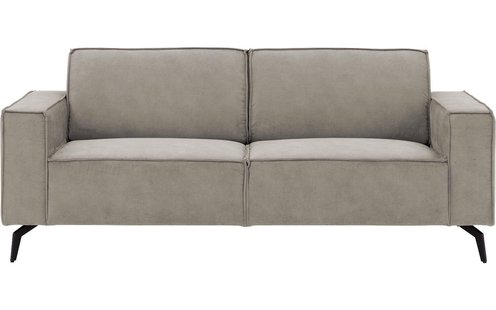 Goossens Hoekbank Hercules grijs, microvezel, 2,5-zits, modern design Goossens Hoekbank Hercules grijs, microvezel, 2,5-zits, modern design