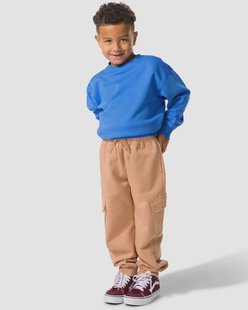 HEMA Kinder sweatbroek cargo bruin (bruin)