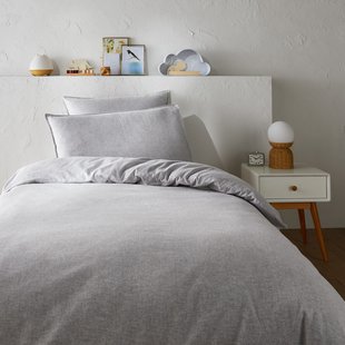 Dekbedovertrek in flanel katoen, Clara