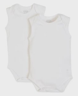 Prénatal romper mouwloos 2 stuks