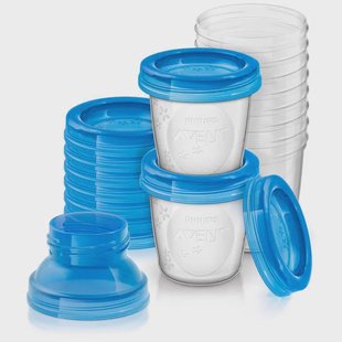 Philips Avent 10 bewaarbekers 180ml