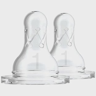 Dr. Brown's speen standaardfles fase 1 - 2 stuks