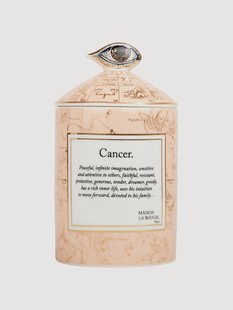 Handgemaakte geurkaars Cancer (bergamot &amp; vetiver)
